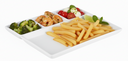 Cookinglife BBQ Borde / Fondueborde / Gourmetborde 4 rum - 26 x 20 cm - 4 stk.