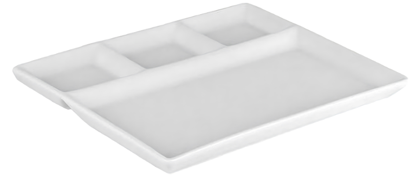 Cookinglife BBQ Borde / Fondueborde / Gourmetborde 4 rum - 26 x 20 cm - 4 stk.