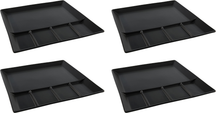 Cookinglife BBQ Borde / Fondueborde / Gourmetborde 5 rum - 24 x 24 cm - 4 stk.