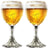 Grimbergen Bierglazen op Voet - 330 ml - 2 stuks