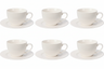 Cookinglife Kop og Skål Siaki New Bone - Porcelæn - 240 ml - 6 stk.
