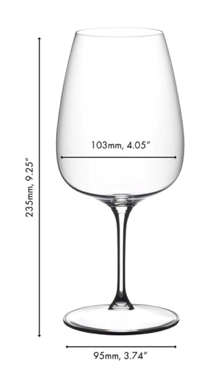 Riedel Røde Vinglas Grape@Riedel - Cabernet / Merlot / Cocktail - 830 ml - 2 Stykker
