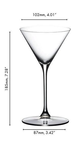 Riedel Cocktailglas / Martiniglas Grape@Riedel - Martini / Cocktail - 200 ml - 2 Styk