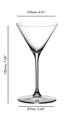 Riedel Cocktailglas / Martiniglas Grape@Riedel - Martini / Cocktail - 200 ml - 2 Styk