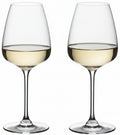 Riedel Witte Wijnglazen Grape@Riedel - Hvidvin / Rosé / Champagne / Spritz - 550 ml - 2 Stykker