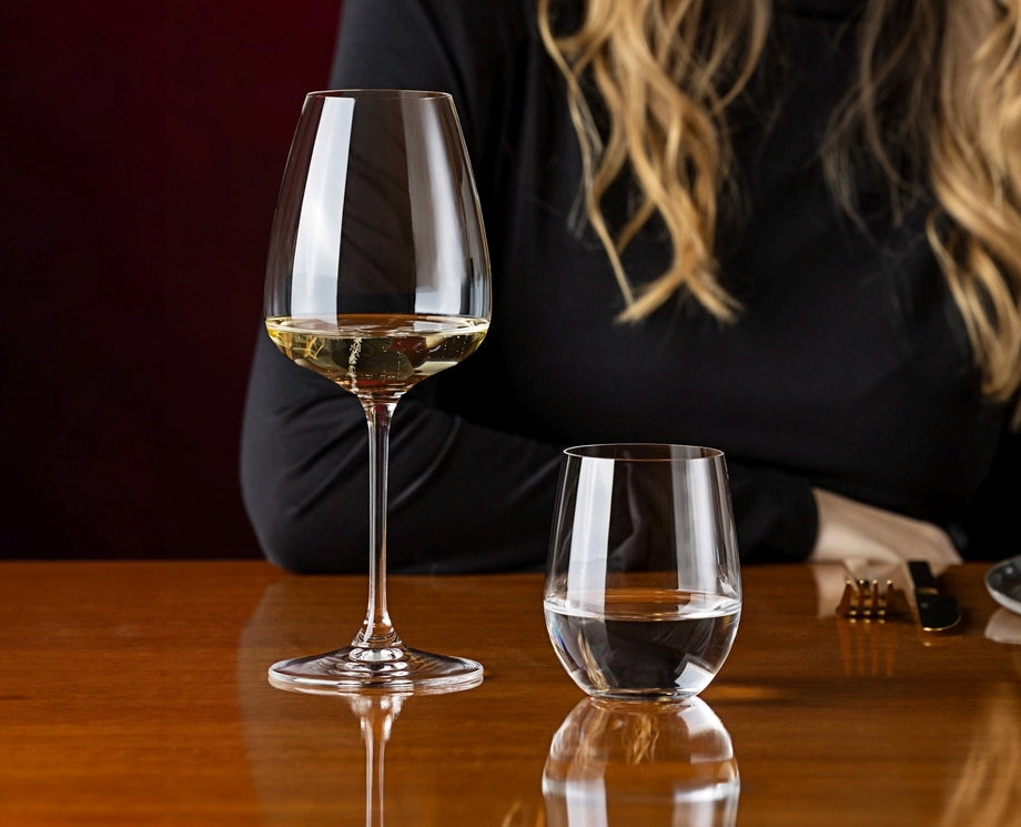 Riedel Witte Wijnglazen Grape@Riedel - Hvidvin / Rosé / Champagne / Spritz - 550 ml - 2 Stykker