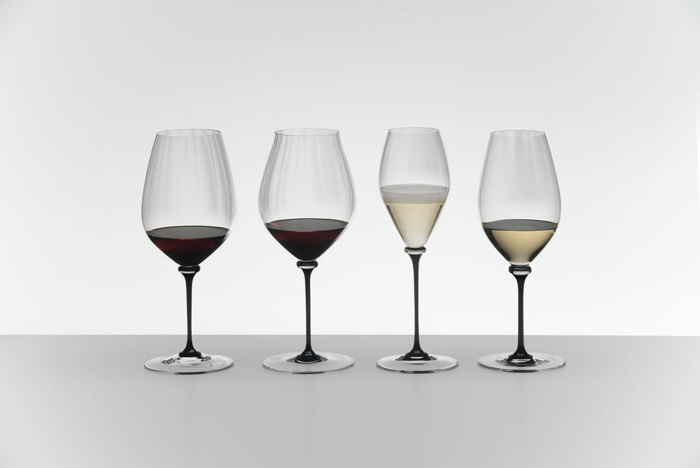 Riedel Champagneglas Fatto A Mano Performance - Sort Stilk - 375 m