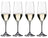 Riedel Champagneglas Vivant - 290 ml - 4 Stykker