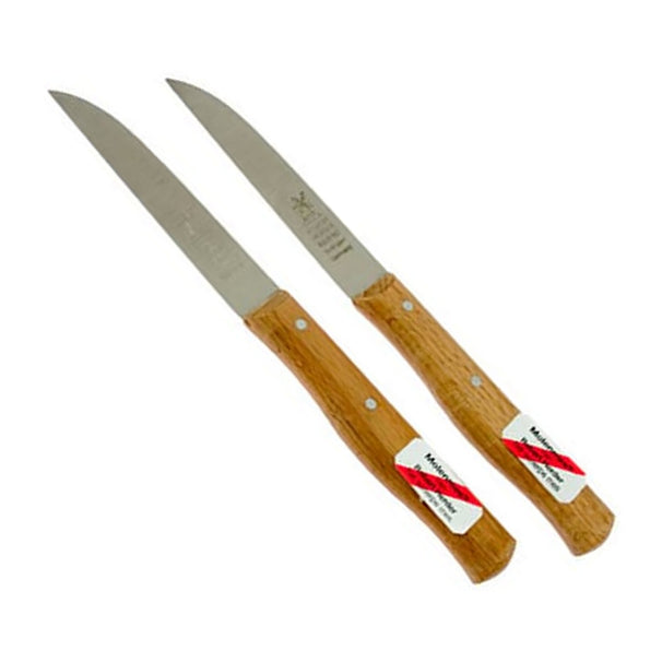 Robert Herder Molenmes RVS Hout - Lemmet 8.5 cm - 2 Stuks