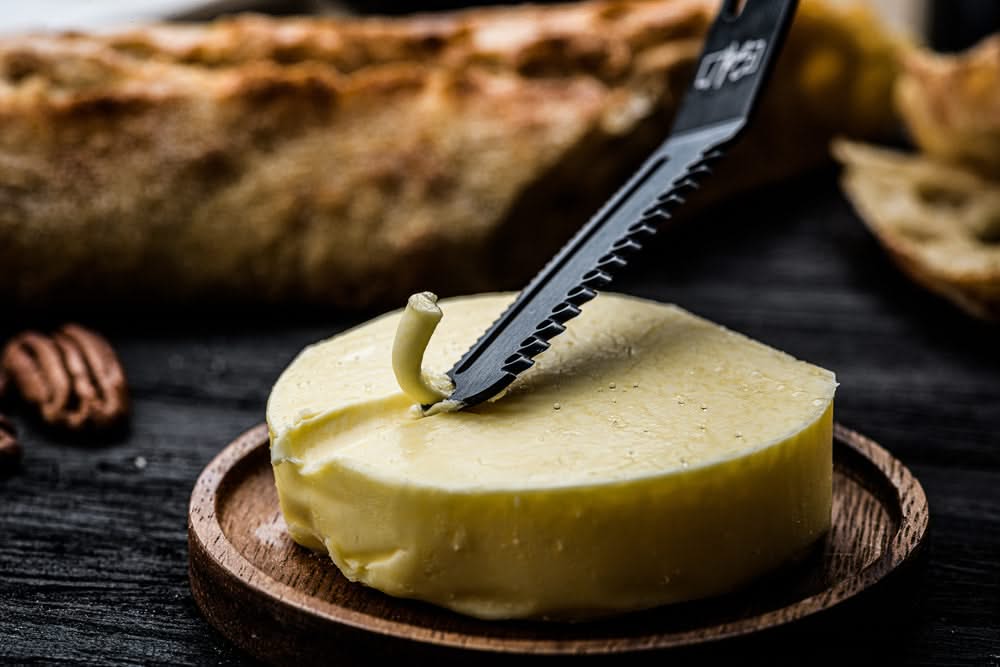 Laguiole Style de Vie Osteskærer og Smørkniv Sort - 6 stk.