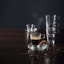 Leonardo Latte Macchiato Glas Senso - Stapelbar - 350 ml - 6 stk.