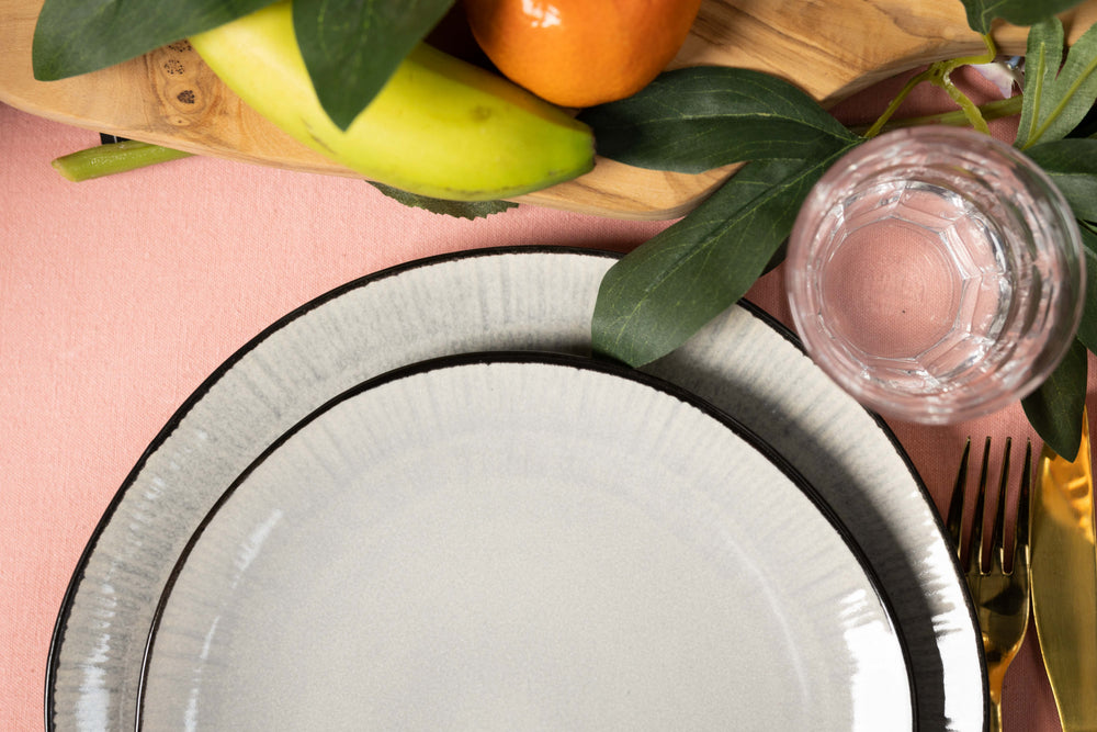 Cookinglife Morgenmadstallerkener / Desserttallerkener Nola Warm Grey ø 21 cm - 6 stykker