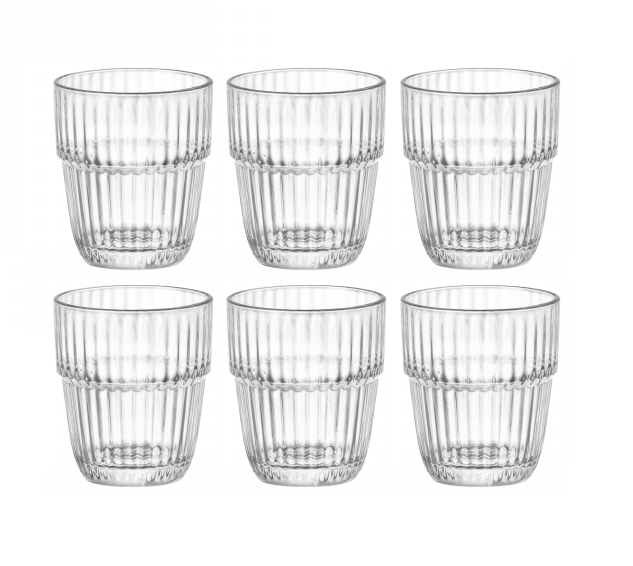 Bormioli Rocco Vandglas Stapelbar - Barshine - 210 ml - 6 stk.