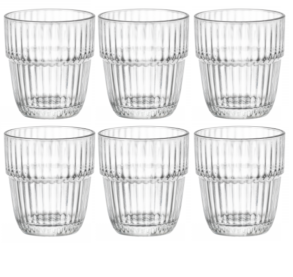 Bormioli Rocco Vandglas Stapelbar - Barshine - 305 ml - 6 stk.