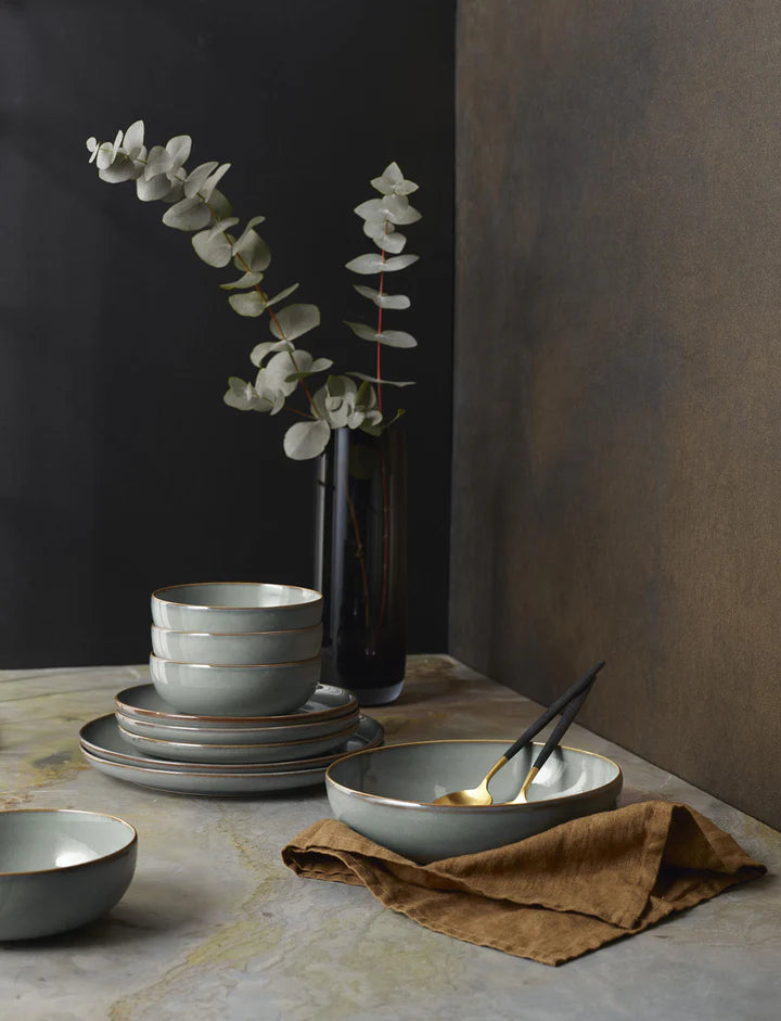 ASA Selection Morgenmadstallerkener / Desserttallerkener Saisons Eucalyptus ø 21 cm - 4 Stykker