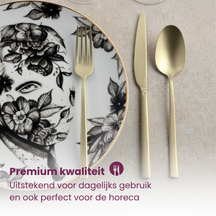 Sambonet Bestekset Rock - Antique Champagne - 60 delig / 12 personer