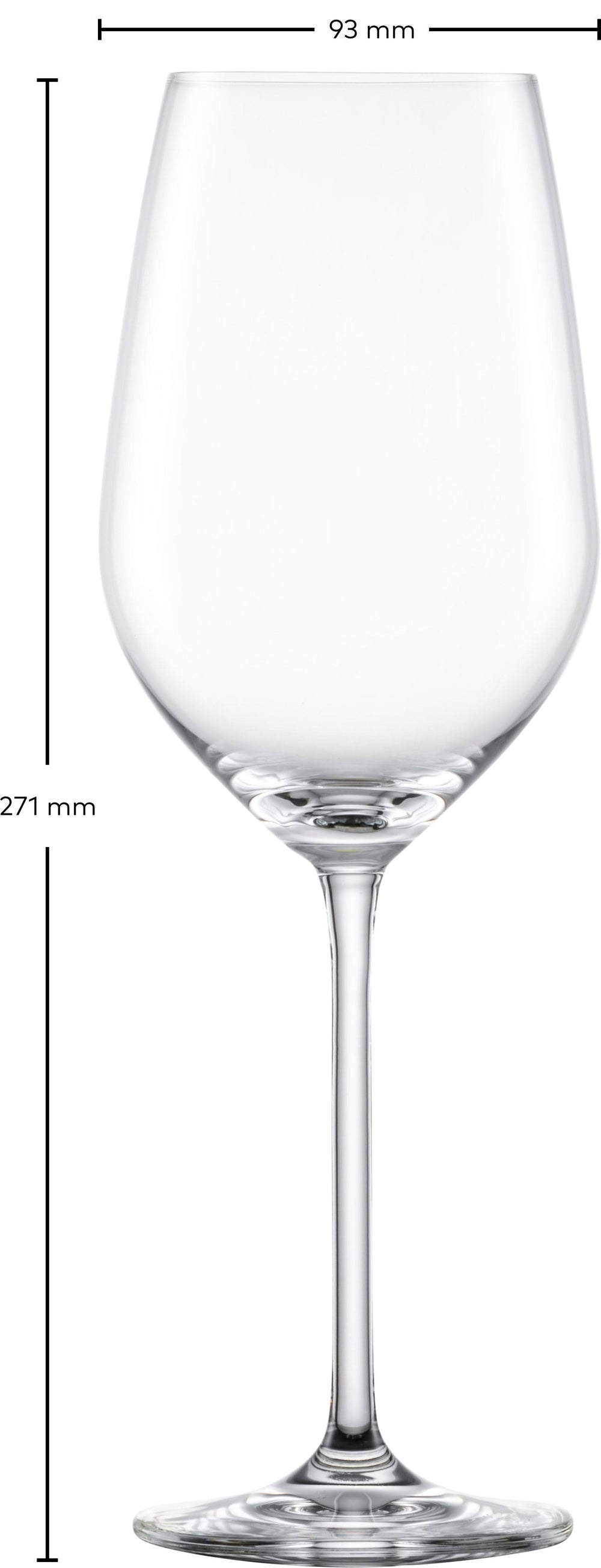 Schott Zwiesel Bordeauxglas Fortissimo - 650 ml - 4 stk.