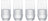 Zwiesel Glas Vandglas Pure 357 ml - 4 stk.