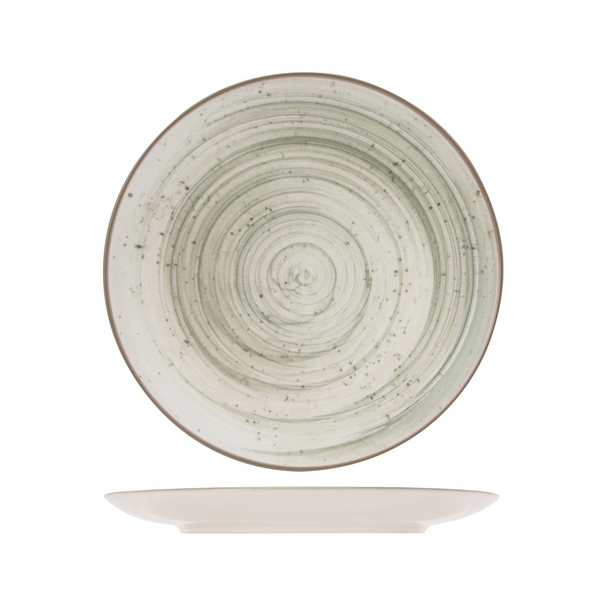 Cosy & Trendy Morgenmadstallerkener / Desserttallerkener - Sintra Ivy Green ø 20 cm - 4 Styk