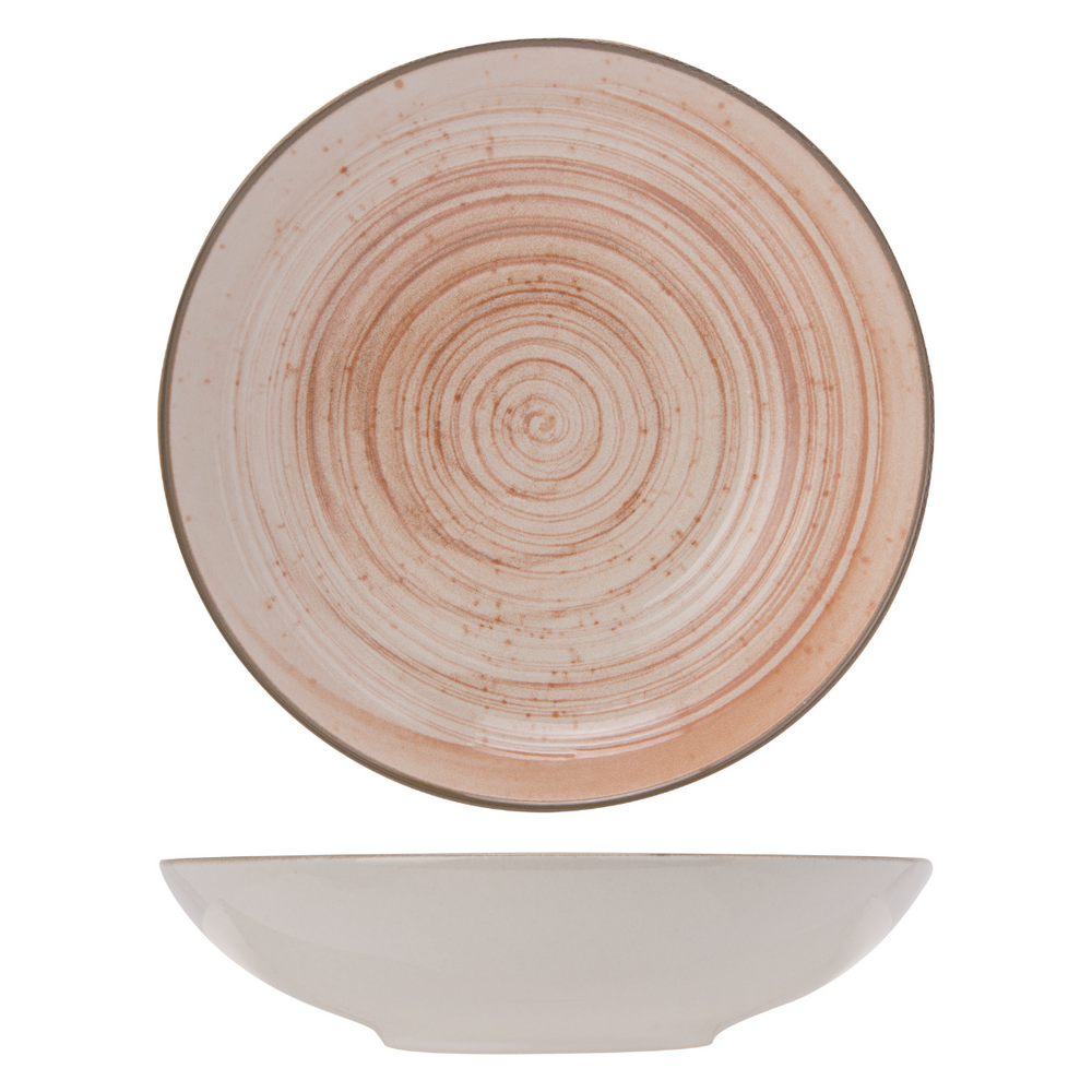 Cosy & Trendy Dybe Tallerkener / Pastatallerkener Sintra Terracotta ø 21 cm - 4 Styk