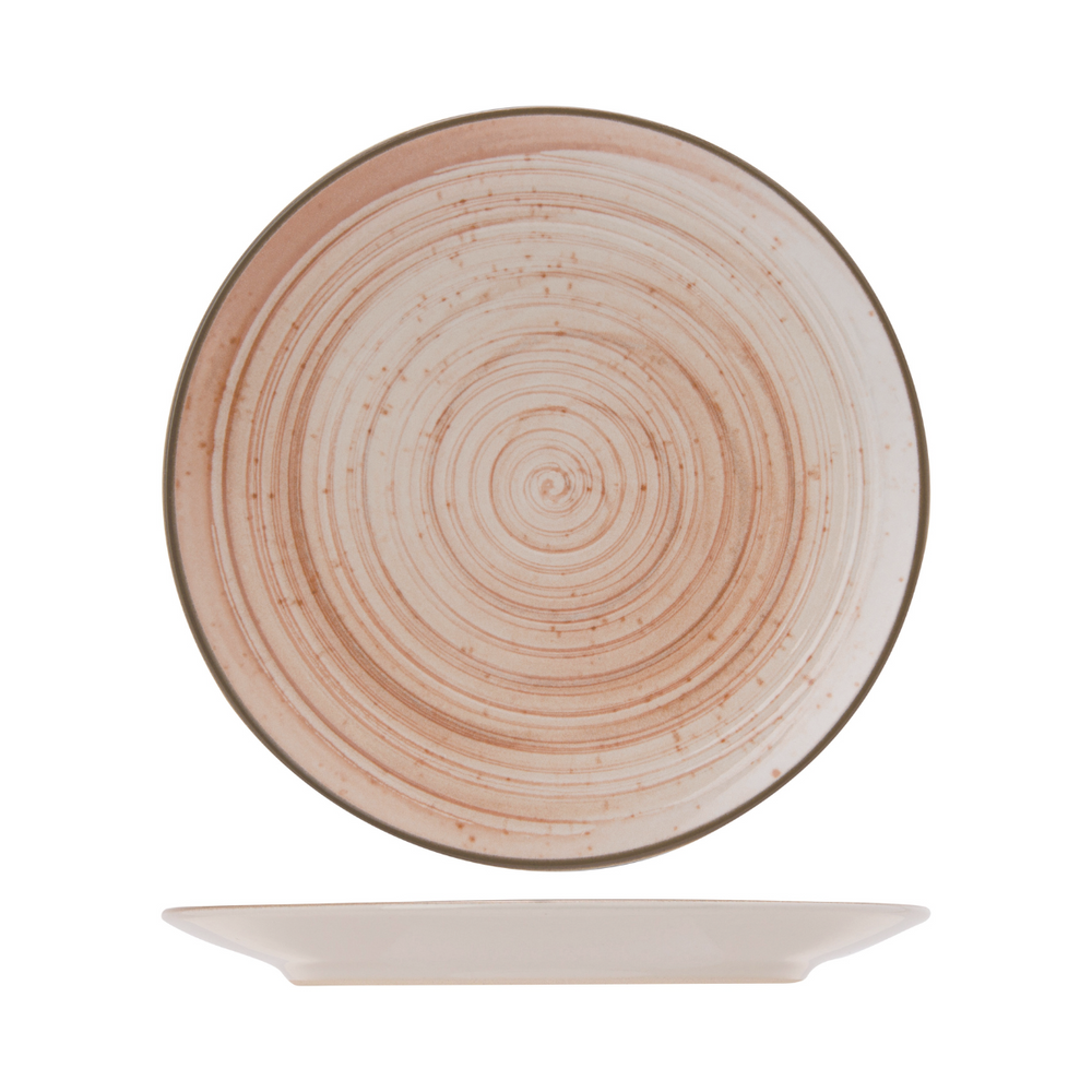 Cosy & Trendy Morgenmadstallerkener / Desserttallerkener - Sintra Terracotta ø 20 cm - 4 Styk