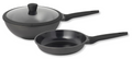 Sola Pannenset Ceramic Deluxe - Stegepande ø 28 cm og Sola Wokpande ø 30 cm - keramisk non-stick belægning