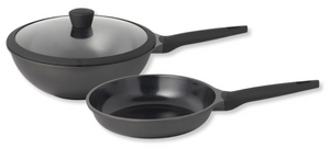 Sola Pannenset Ceramic Deluxe - Stegepande ø 28 cm og Sola Wokpande ø 30 cm - keramisk non-stick belægning