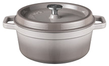 Sola Braadpan med deksel Gietijzer - Grå - ø 24 cm / 3.2 Liter - emaljeret non-stick belægning