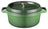 Sola Braadpan med deksel Gietijzer - Grøn - ø 24 cm / 3.2 Liter - emaljeret non-stick belægning