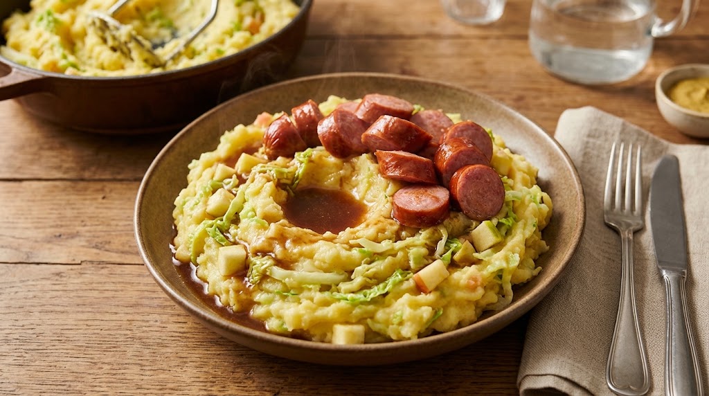 Vertrouwde stamppot met een frisse, zoete twist
