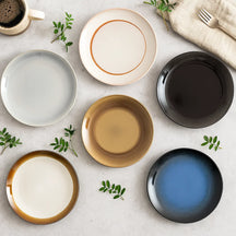 Studio Tavola Morgenmadstallerkener / Desserttallerkener Earth ø 20 cm - 6 stk.