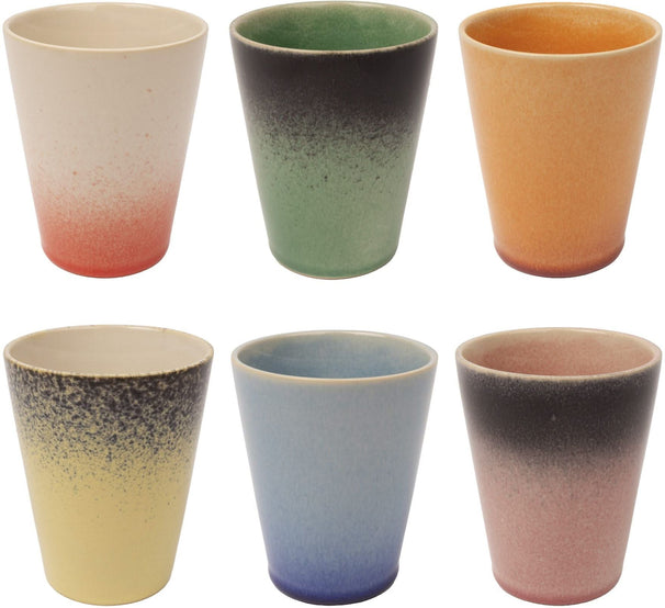 Studio Tavola Cappuccinokopper - Kaffe kopper - Fire - 310 ml - 6 stk.