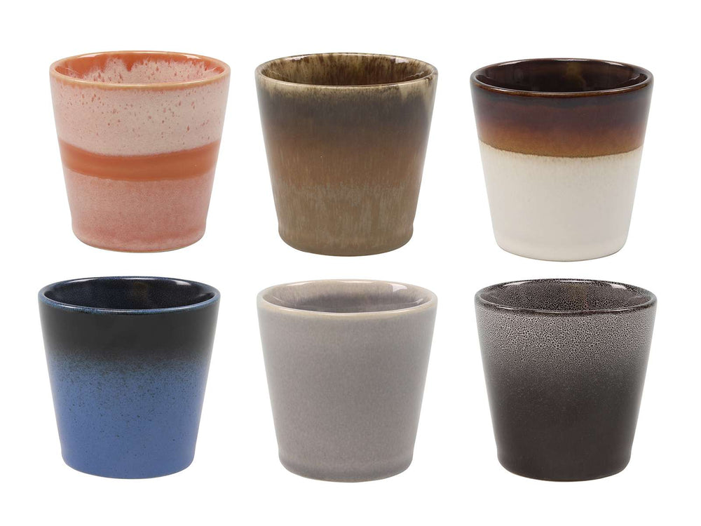 Studio Tavola Serviesset Earth 30-delig / 6 personer - 6 dinerborden, 6 ontbijtborden, 6 kommen, 6 koffiekopjes og 6 cappuccinokopper