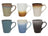 Studio Tavola Cappuccinokopper - Kaffe kopper med håndtag - Storm - 310 ml - 6 stk.