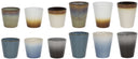 Studio Tavola Koffieset - Koffiekopjes & Cappuccinokopjes - Storm - 12 stuks