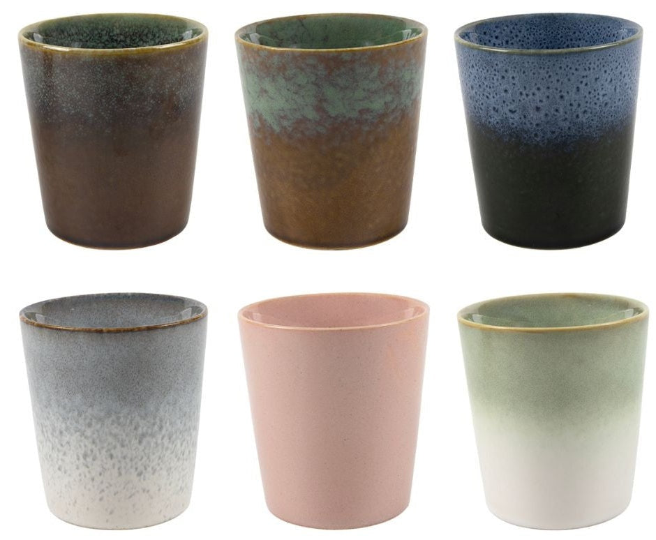Studio Tavola Cappuccinokopjes - Koffiebekers - Wind - 300 ml - 6 stuks
