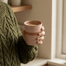 Studio Tavola Cappuccinokopjes - Koffiebekers - Earth 310 ml - 6 stuks