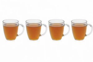 Cookinglife Theeglazen Kunststof - CampVibe - Outdoor - Onbreekbar - 380 ml - 4 Stuks