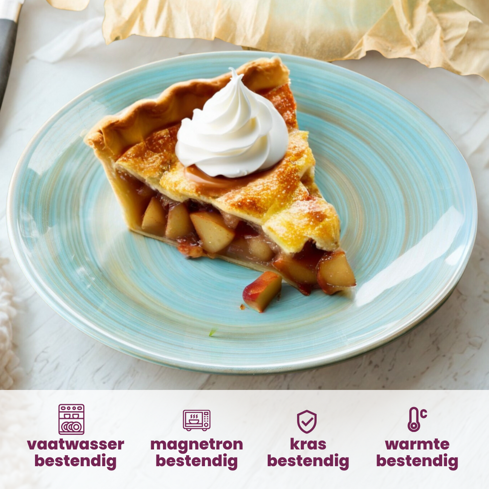 Cosy & Trendy Morgenmadstallerken / Desserttallerken Turbolino Blå ø 22 cm