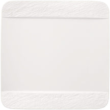 Villeroy & Boch Dinerbord Manufacture Rock - Hvid - 28 x 28 cm