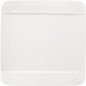 Villeroy & Boch Dinerbord Manufacture Rock - Hvid - 28 x 28 cm