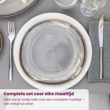 Villeroy & Boch Bestekset Piemont - 18/10 RVS - 16-delig / 4 personer