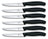 Victorinox Steakmessen Gekarteld Swiss Classic Sort - 6 stk.