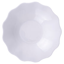 Villa d'Este Home Serviesset Scallop Hvid Opaalglas 18-delig / 6 personer - 6 middagstallerkener, 6 morgenmadstallerkener og 6 dybe tallerkener