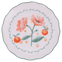 Villa d'Este Home Serviesset Cherry Flowers Baita 18-delig / 6 personer - 6 dinerborden, 6 ontbijtborden og 6 dybe boller