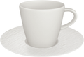 Villeroy & Boch Kaffe kop og -skål Manufacture Rock - Hvid - 160 ml
