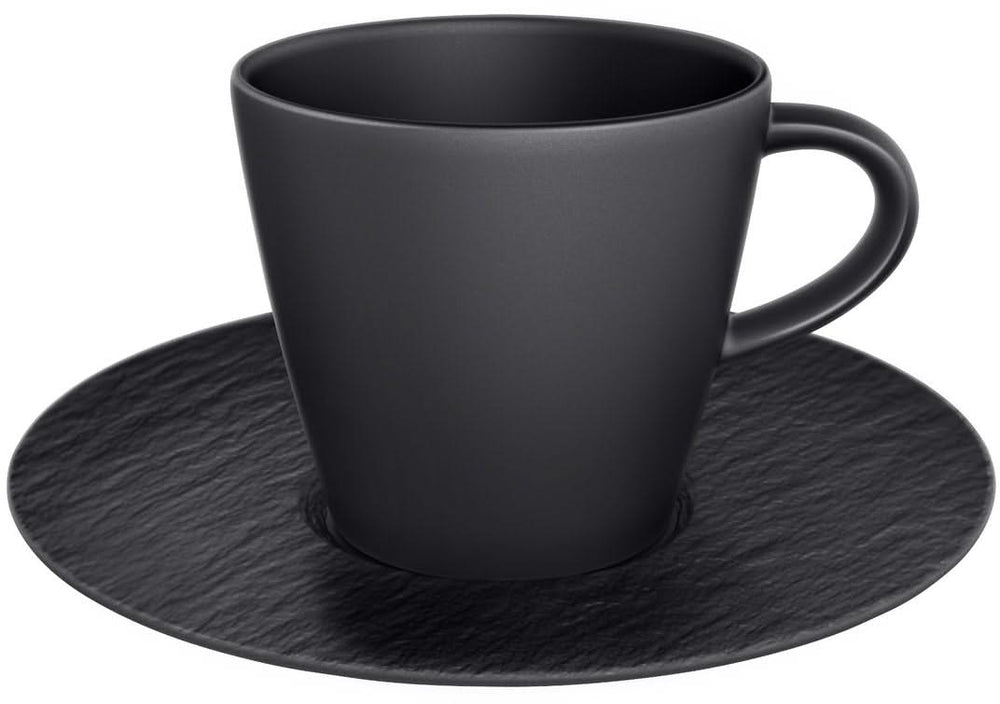 Villeroy & Boch Kaffe kop og -skål Manufacture Rock - Sort - 160 ml