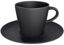 Villeroy & Boch Kaffe kop og -skål Manufacture Rock - Sort - 160 ml