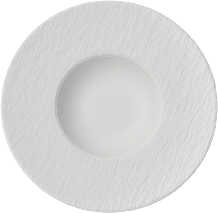 Villeroy & Boch Dybt Tallerken / Pastatallerken Manufacture Rock - Hvid - ø 28 cm