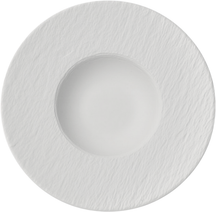 Villeroy & Boch Dybt Tallerken / Pastatallerken Manufacture Rock - Hvid - ø 28 cm
